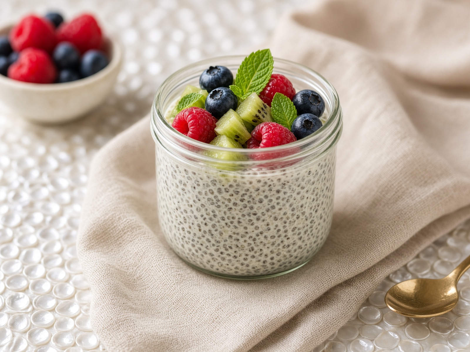 Şekersiz Chia Puding
